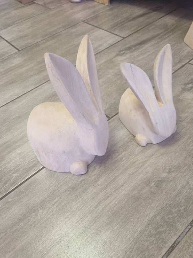 Wooden bunny