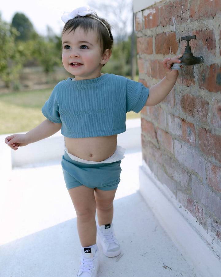 Eternal Spring - Green Short Set