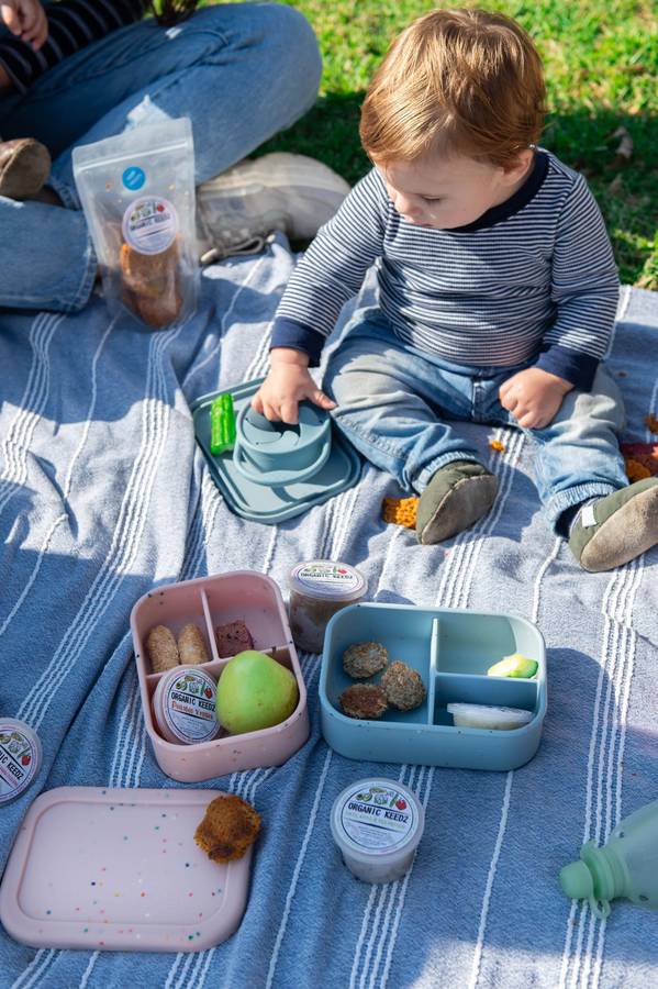 MACCIE MunchMate 5-Compartment Silicone Bento Lunchbox | 4+