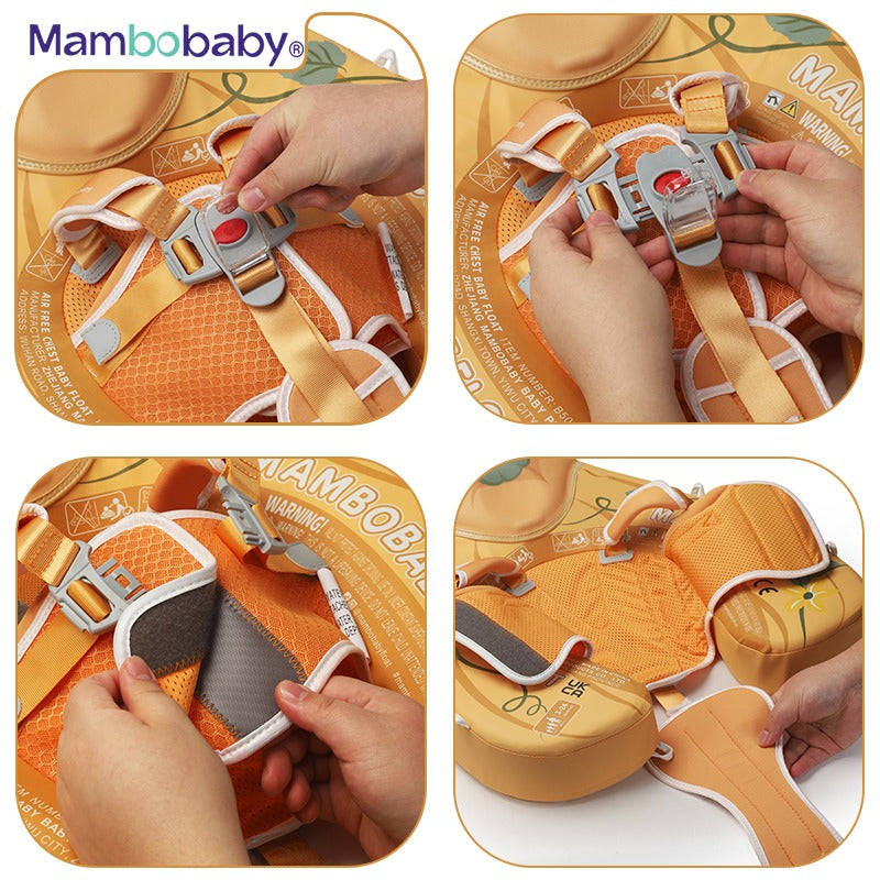Mambobaby chest and back float - Air free - With canopy