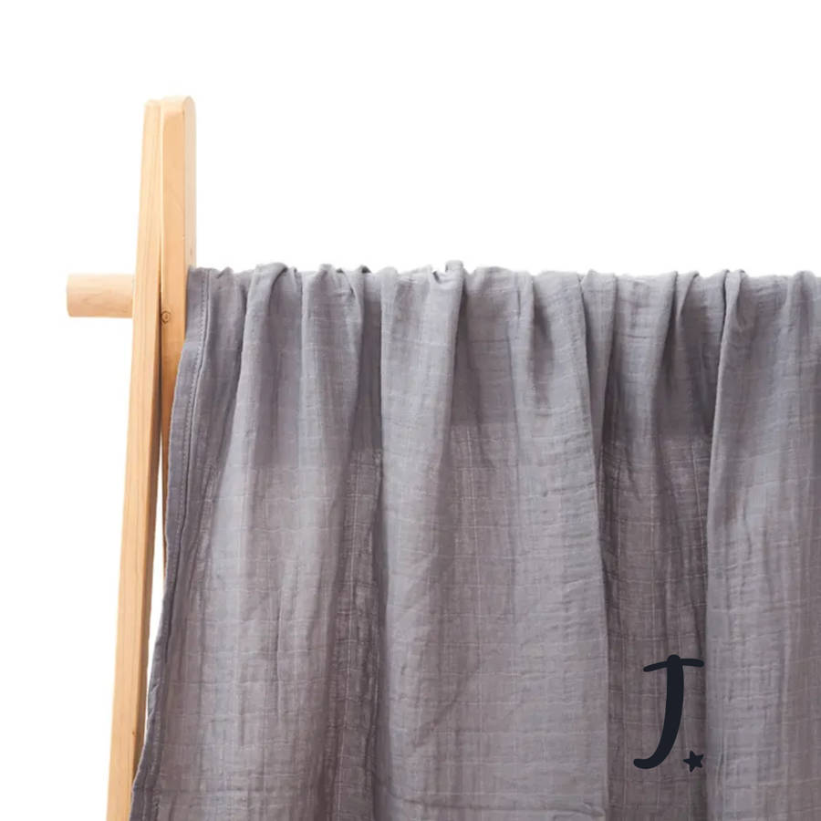 Bamboo Cotton muslin blanket - Plain colors