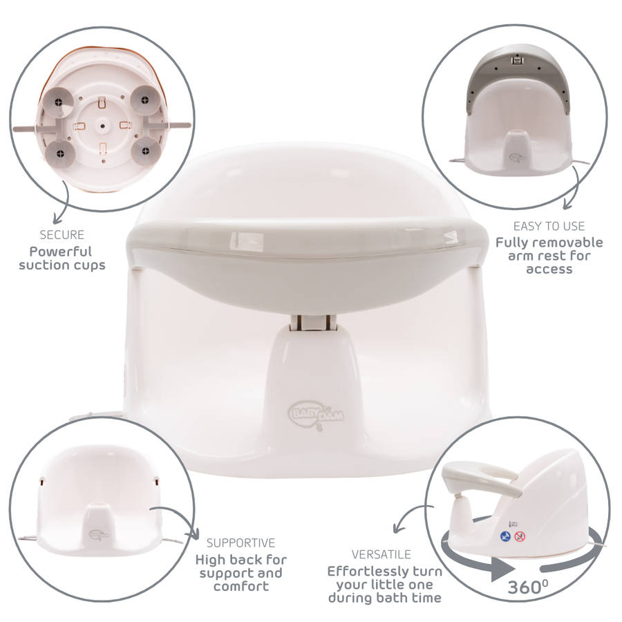 BabyDam Orbital Rotating Baby Bath Seat