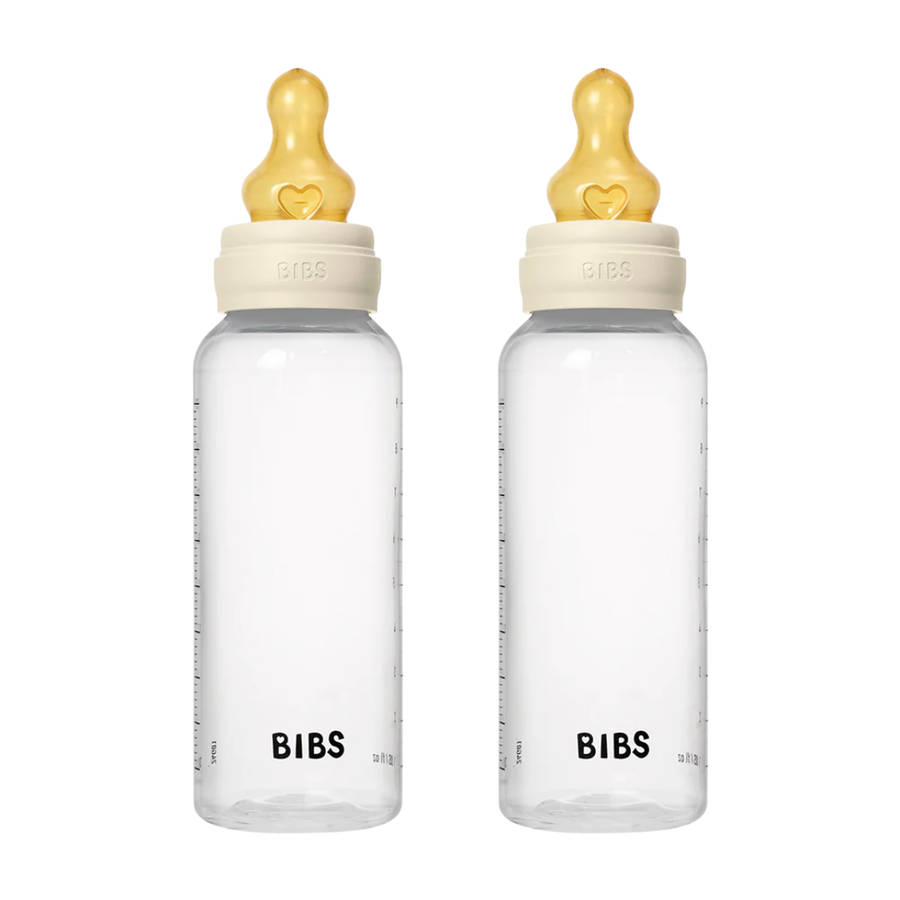 Baby Bottle Complete Set 2 Pack 270ml Latex - Ivory