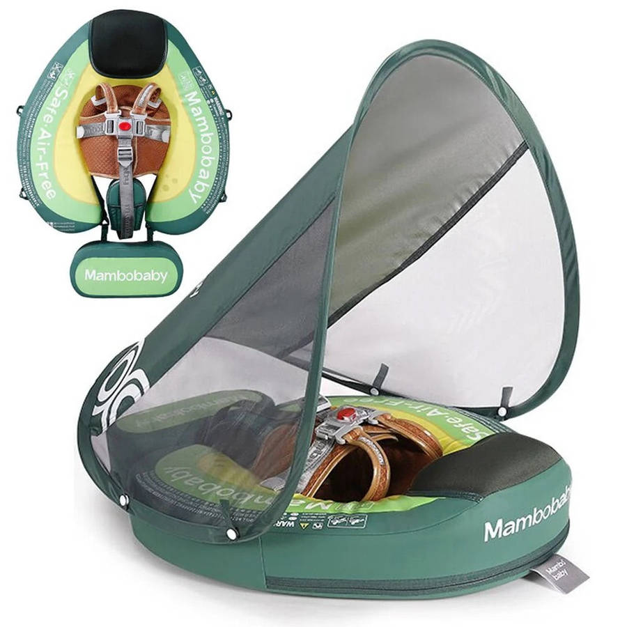 Mambobaby chest and back float - Air free - With canopy