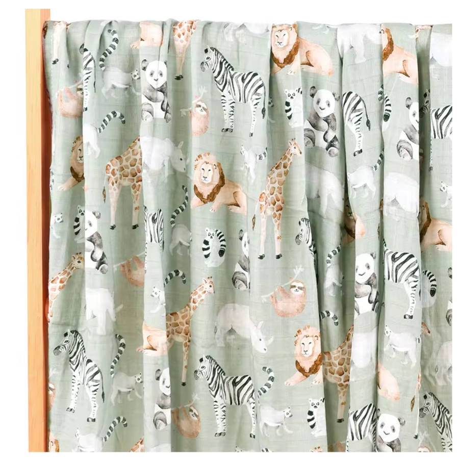 Bamboo cotton muslin blanket - Various prints