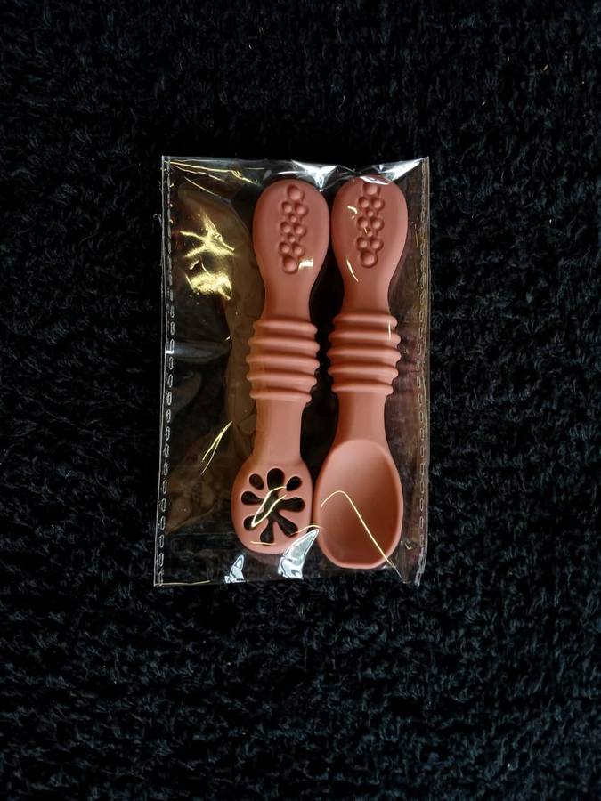 JanaS Silicone Baby lead weaning utensil set