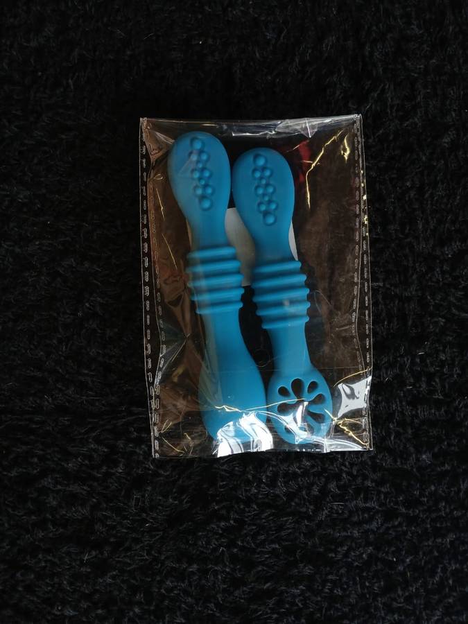 JanaS Silicone Baby lead weaning utensil set