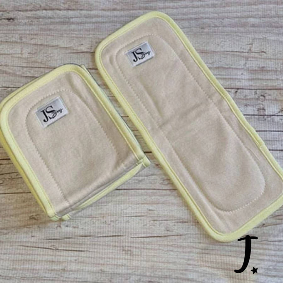 4 layer hemp diaper insert