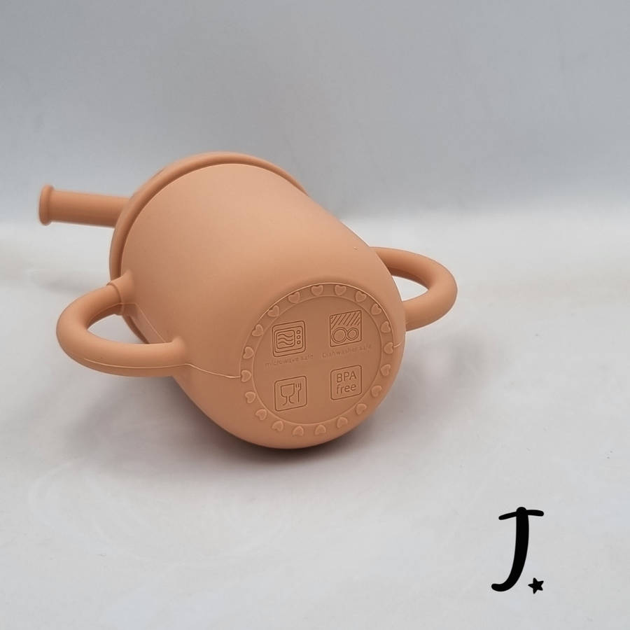 Silicone Cup with Lid and Straw