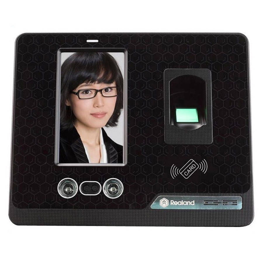 Realand G505 4.3 inch Color TFT Touch Screen Face Fingerprint WiFi Remote Time Attendance Machine...