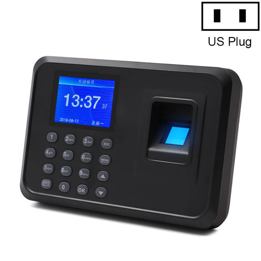 F01 Fingerprint Time Attendance Machine with 2.4 inch TFT Screen, US Plug, ACS2685EU, ACS2685UK, ...