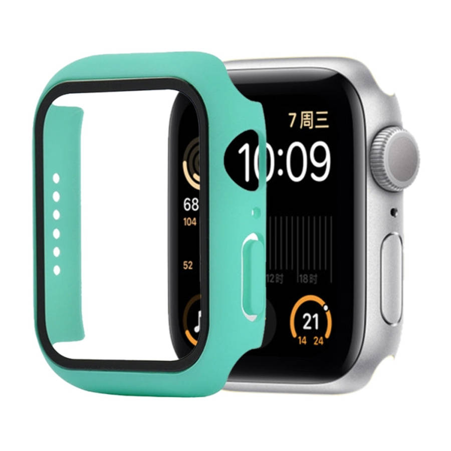 Shockproof PC+Tempered Glass Protective Case with Packed Carton For Apple Watch 44mm(Orange), For...
