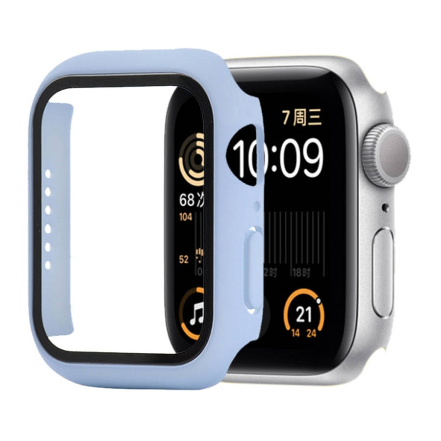 Shockproof PC+Tempered Glass Protective Case with Packed Carton For Apple Watch 44mm(Orange), For...