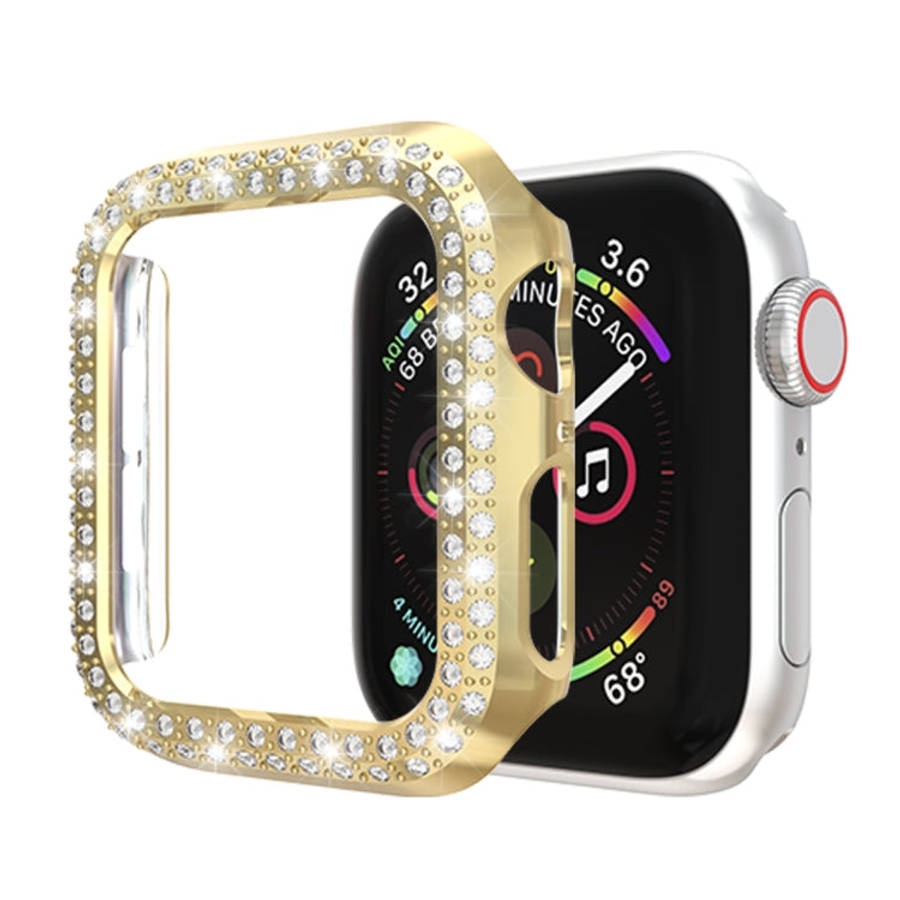 Double Row Diamonds PC Protective Case, For Apple Watch Series 6 / 5 / 4 / SE 2025 / 2023 / 2022 ...
