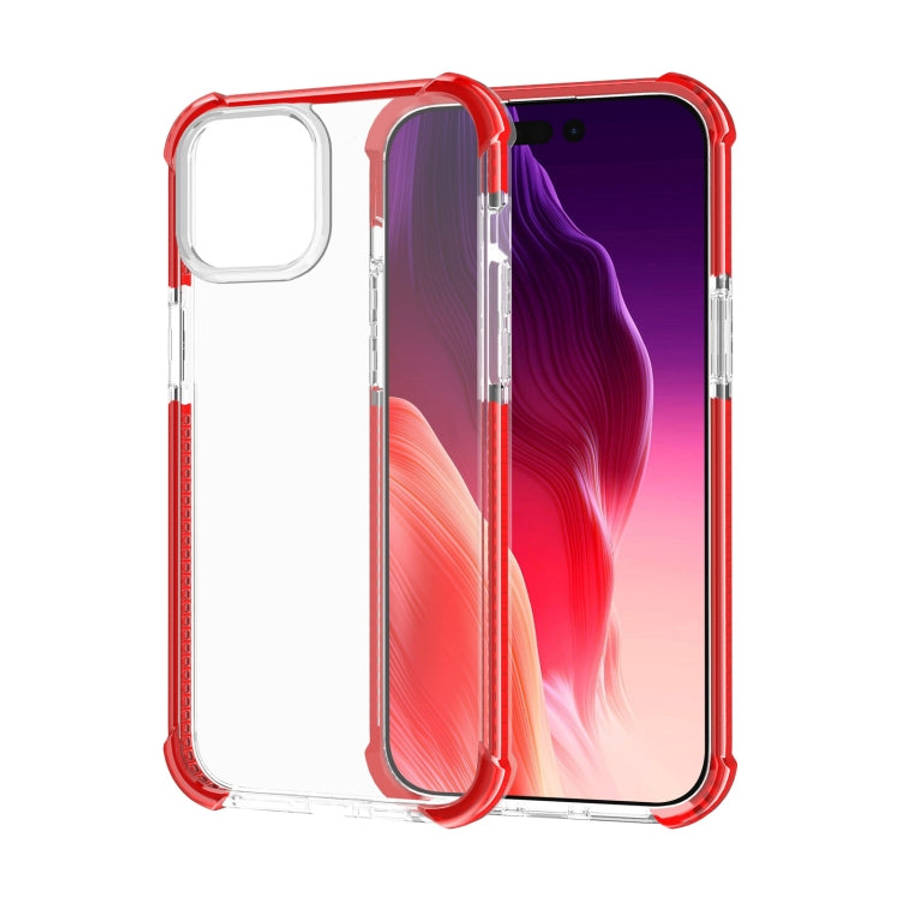 Four-corner Shockproof TPU Hybrid Acrylic Phone Case, For iPhone 15 Pro Max, For iPhone 15 Pro, F...