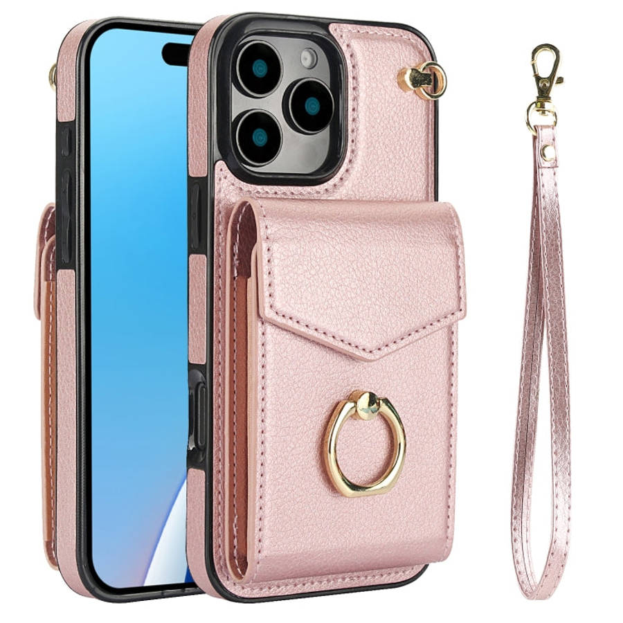 Ring Holder RFID Card Slot Phone Case, For iPhone 18 Pro / 17 Pro, For iPhone 18 Pro Max / 17 Pro...