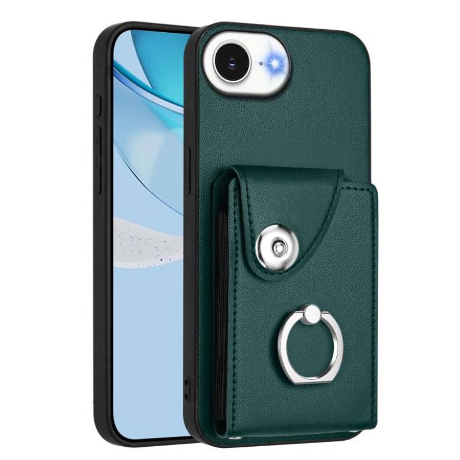 Organ Card Bag Ring Holder Phone Case, For iPhone 18 Pro / 17 Pro, For iPhone 18 Pro Max / 17 Pro...