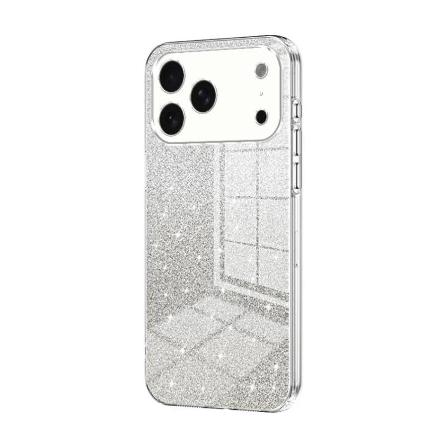 Gradient Glitter Powder Electroplated Phone Case, For iPhone 17e / 16e, For iPhone 17 Pro Max, Fo...