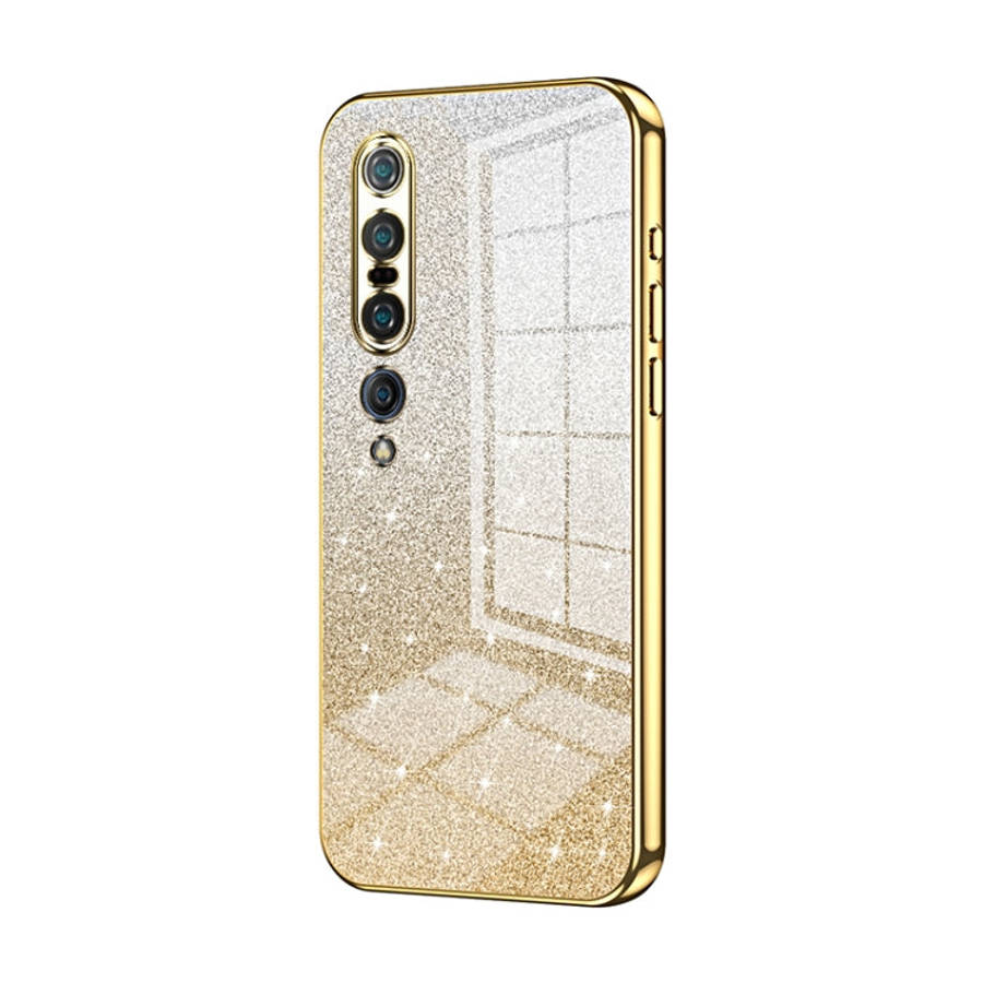 Gradient Glitter Powder Electroplated Phone Case, For Xiaomi Mi 10 Ultra, For Xiaomi Mi 10 Pro 5G...