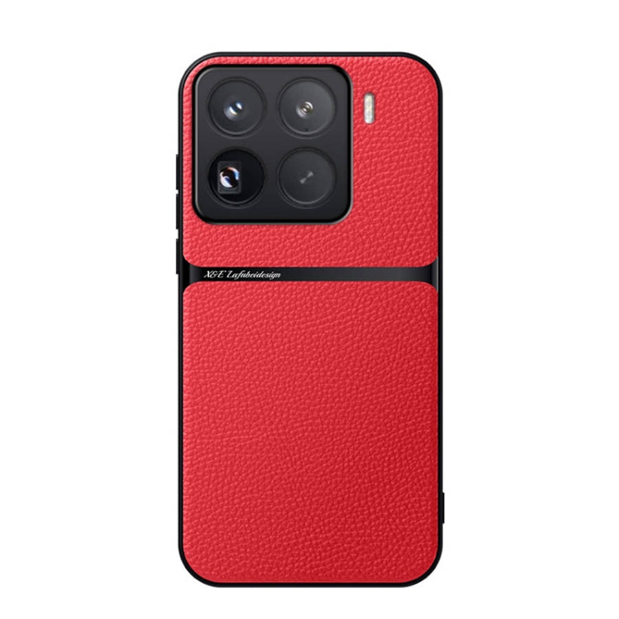 Litchi Leather Magnetic Full Coverage Shockproof Phone Case, For Xiaomi 17 Pro Max, For Xiaomi 17...