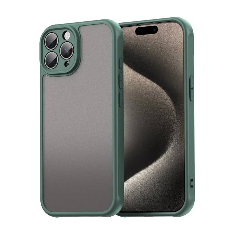 Fan Dun Series TPU Hybrid PC Frosted Phone Case, For iPhone 15 Pro, For iPhone 15 Plus, For iPhon...
