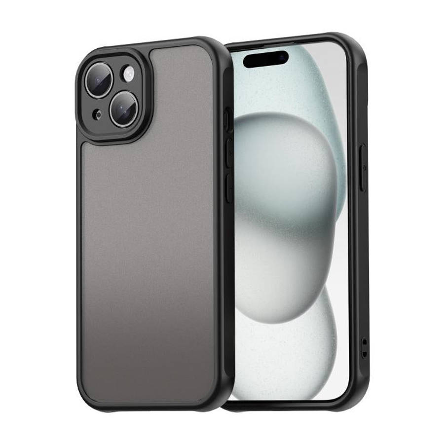 Fan Dun Series TPU Hybrid PC Frosted Phone Case, For iPhone 15 Pro, For iPhone 15 Plus, For iPhon...