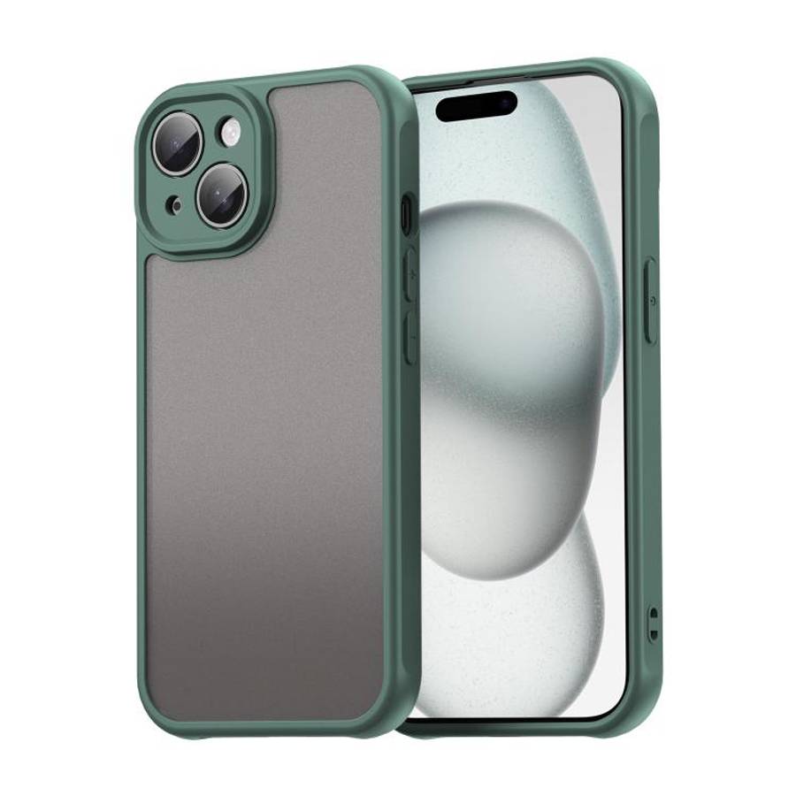 Fan Dun Series TPU Hybrid PC Frosted Phone Case, For iPhone 15 Pro, For iPhone 15 Plus, For iPhon...