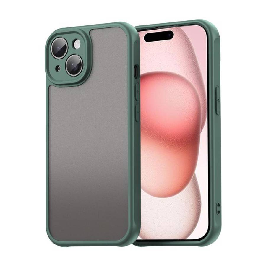 Fan Dun Series TPU Hybrid PC Frosted Phone Case, For iPhone 15 Pro, For iPhone 15 Plus, For iPhon...