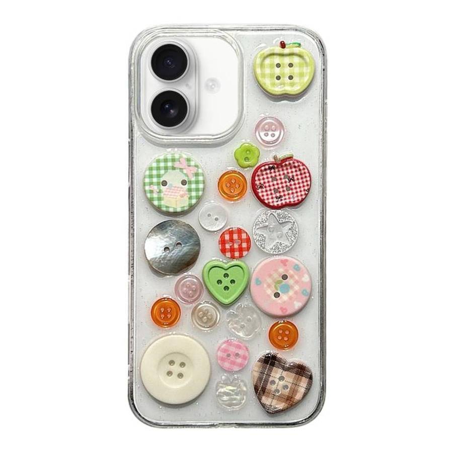 Epoxy Acrylic Hybrid TPU Phone Case, For iPhone 18 Pro / 17 Pro, For iPhone 18 Pro Max / 17 Pro M...