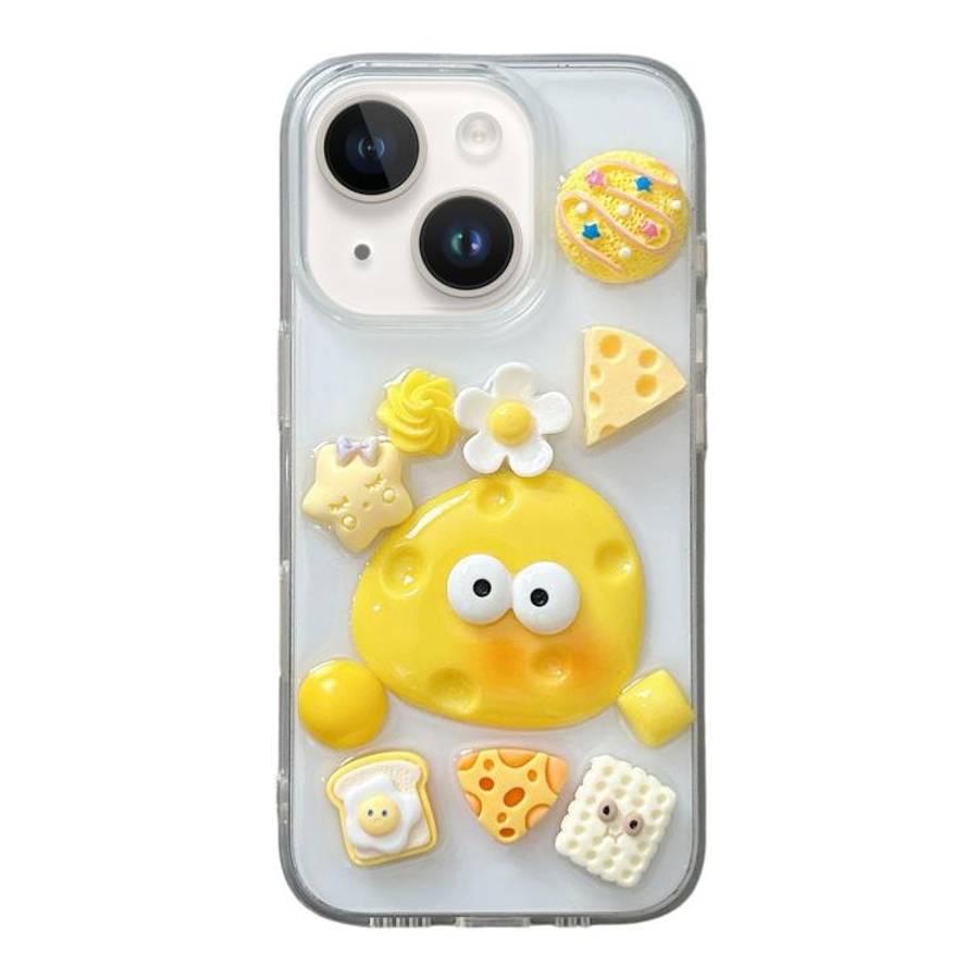 Epoxy Acrylic Hybrid TPU Phone Case, For iPhone 15 Pro, For iPhone 15 Plus, For iPhone 15, For iP...