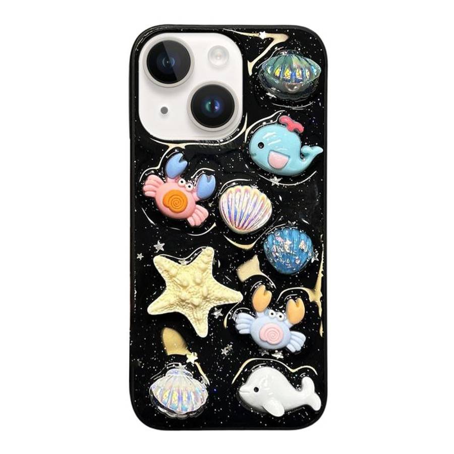 Epoxy Acrylic Hybrid TPU Phone Case, For iPhone 15 Pro, For iPhone 15 Plus, For iPhone 15, For iP...