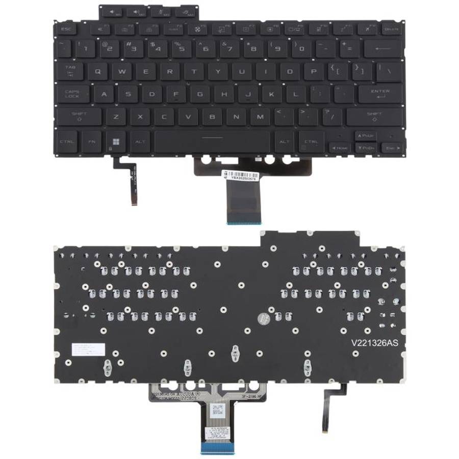 US Version Backlit Laptop Keyboard for Asus ROG Flow X13 GV302 2023 GV302XV GV302XU, GV302