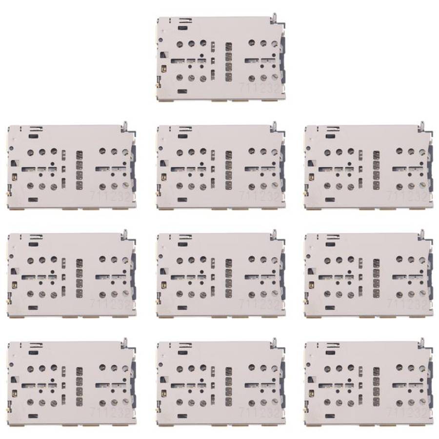 10pcs Original SIM + Micro SD Card Reader, For Huawei P10 Plus, For Huawei P10