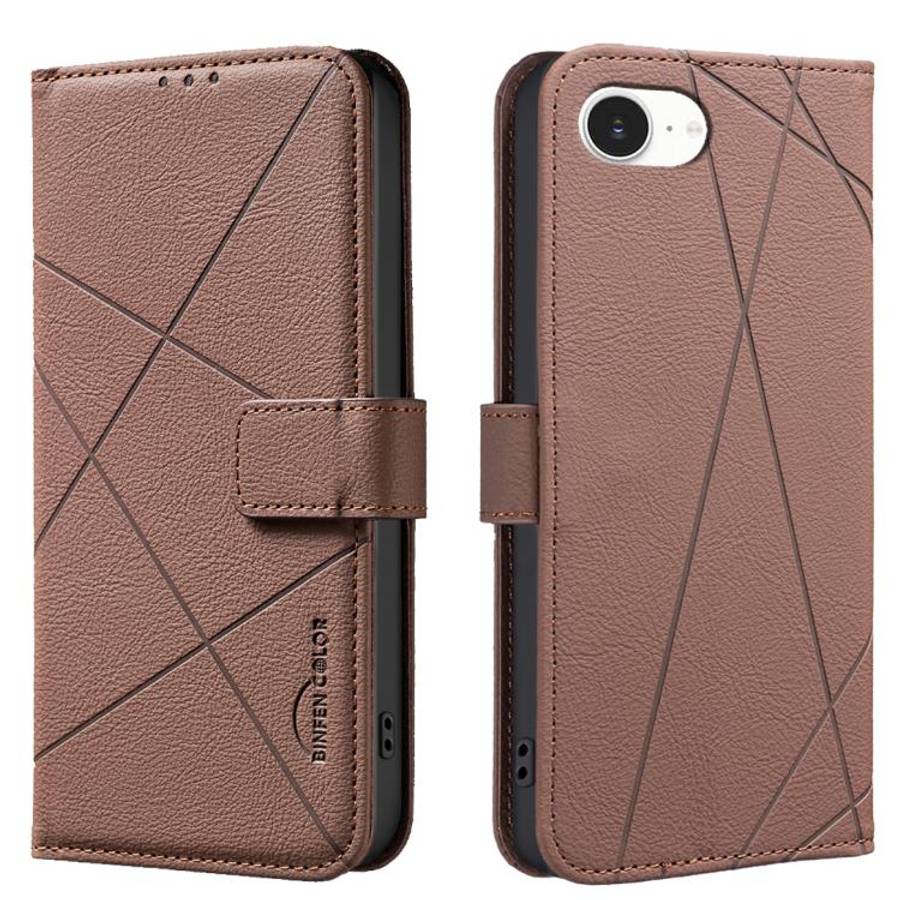 Geometric Pattern RFID Leather Phone Case, For iPhone 18 Pro/17 Pro, For iPhone 18 Pro Max/17 Pro...