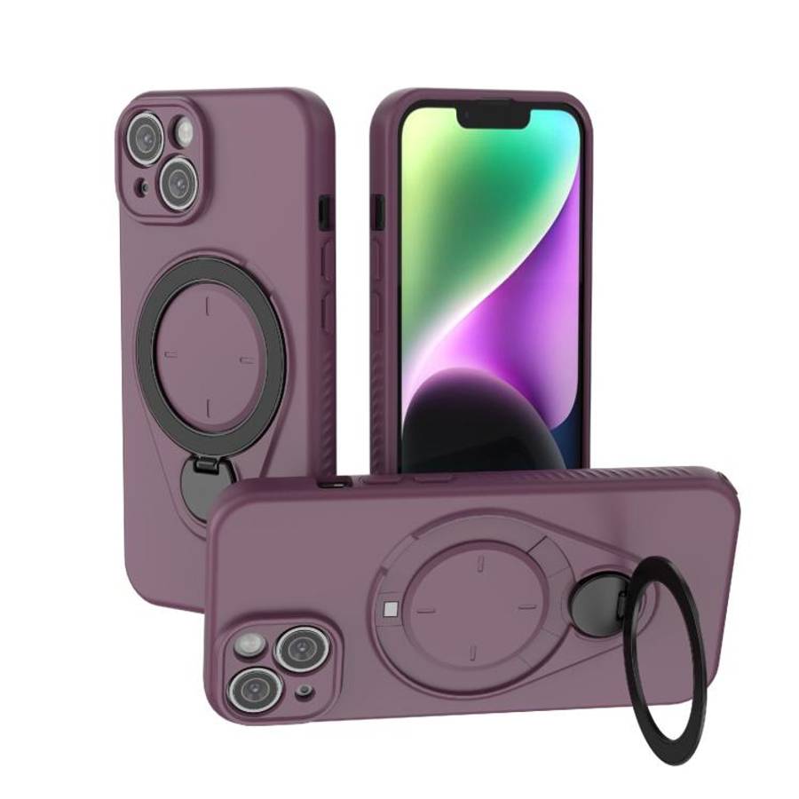 Ring Shield MagSafe TPU Phone Case with 360 Degree Rotating Holder, For iPhone 15 Pro Max, For iP...