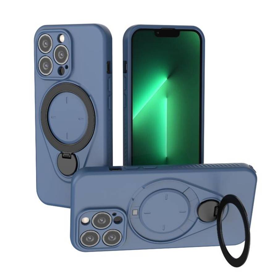Ring Shield MagSafe TPU Phone Case with 360 Degree Rotating Holder, For iPhone 15 Pro Max, For iP...