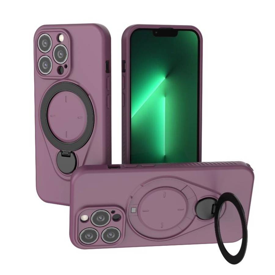 Ring Shield MagSafe TPU Phone Case with 360 Degree Rotating Holder, For iPhone 15 Pro Max, For iP...