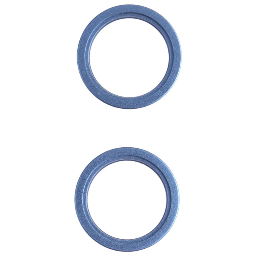 2 PCS Rear Camera Glass Lens Metal Outside Protector Hoop Ring for iPhone 13 mini, For iPhone 13 ...