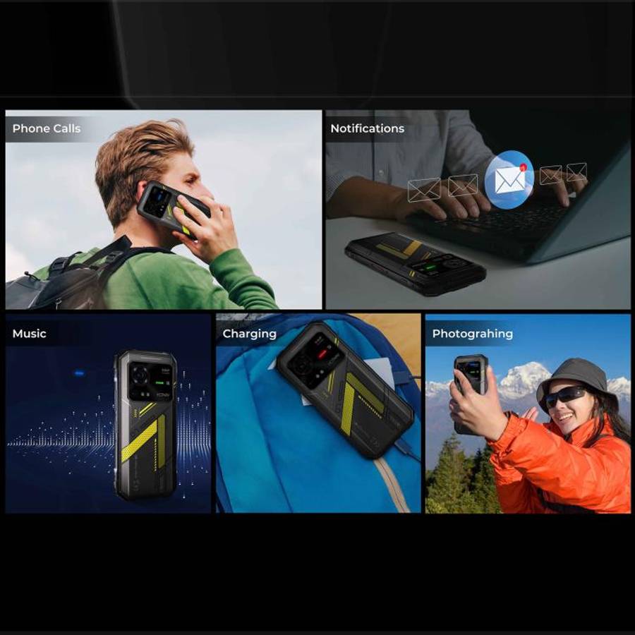 HOTWAV Hyper 7 Rugged Phone, 8GB+256GB, 10800mAh, 6.6 inch Android 14 MediaTek Dimensity 7050 5G,...