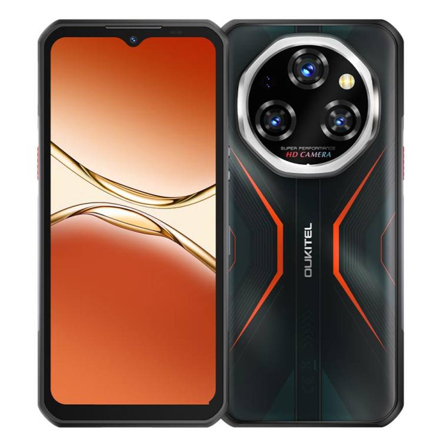 Oukitel WP55 5G Rugged Phone, 12GB+256GB, 108MP Camera, Fingerprint Identification, 6.6 inch Medi...