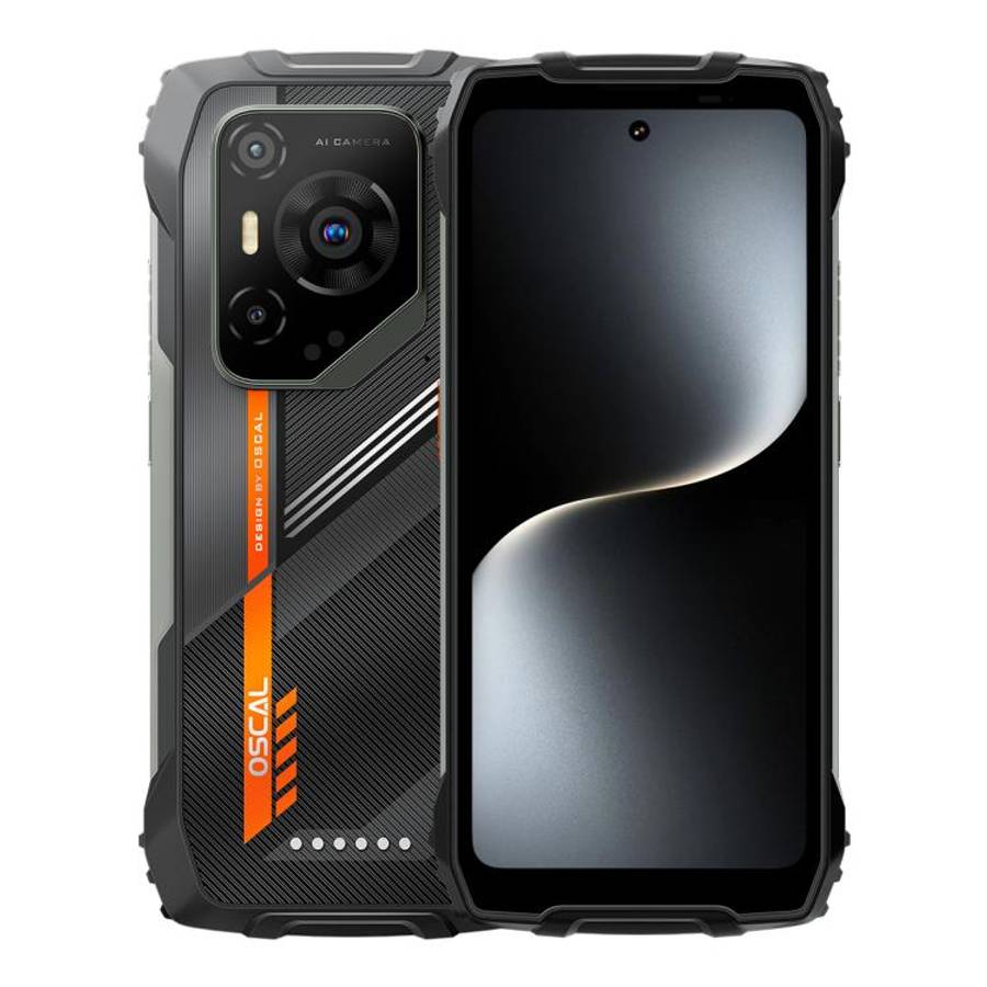 Blackview Oscal Pilot 3 5G Rugged Phone, 12GB+256GB, Night Vision Camera, 6.56 inch Android 15 Me...
