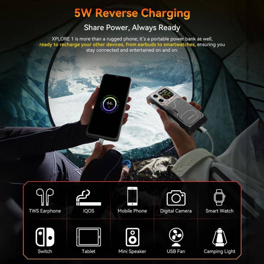 Blackview XPLORE 1, 16GB+512GB, 6.78 inch Android 15 Dimensity 7050 MT8791V/HZA Octa Core, Networ...