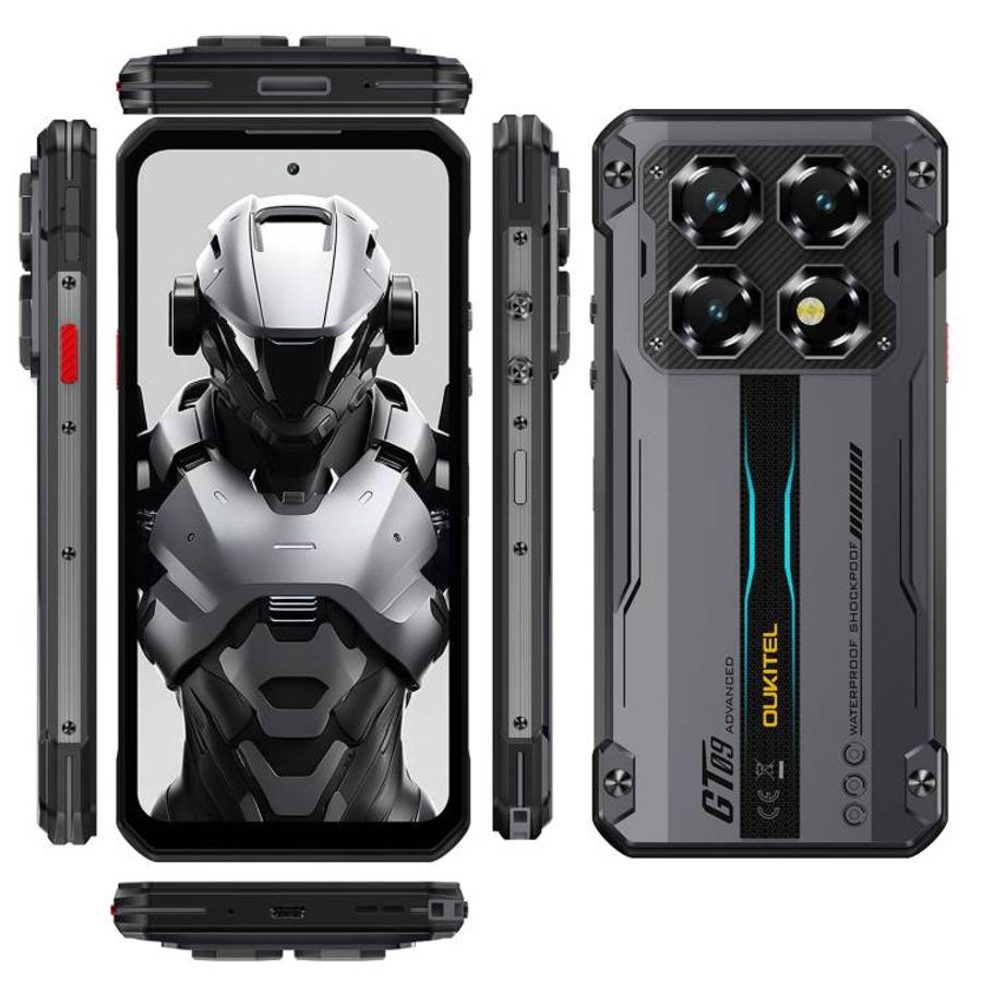 Oukitel WP60 Rugged Phone, 12GB+512GB, Night Vision, 108MP Camera, Side Fingerprint, 7.2 inch And...