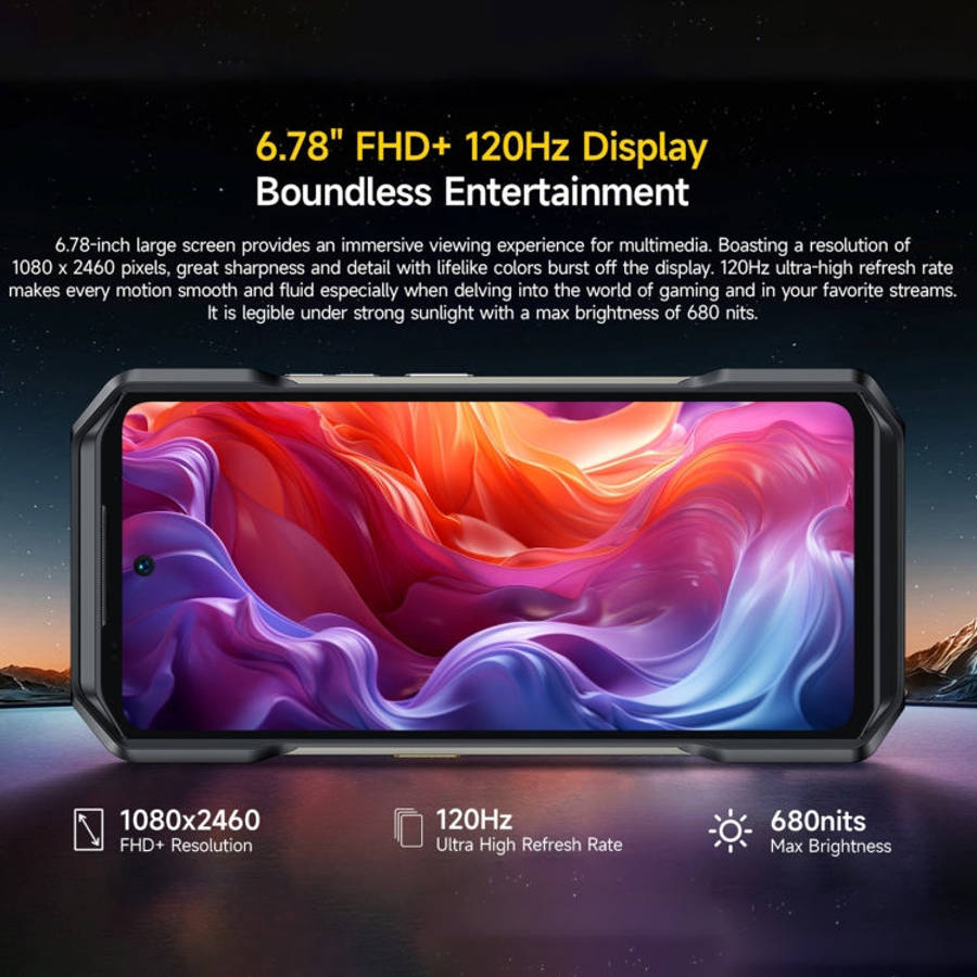Ulefone Armor 27 Pro Rugged Phone, 12GB+256GB, Night Vision, 10600mAh, 6.78 inch Android 14 Media...
