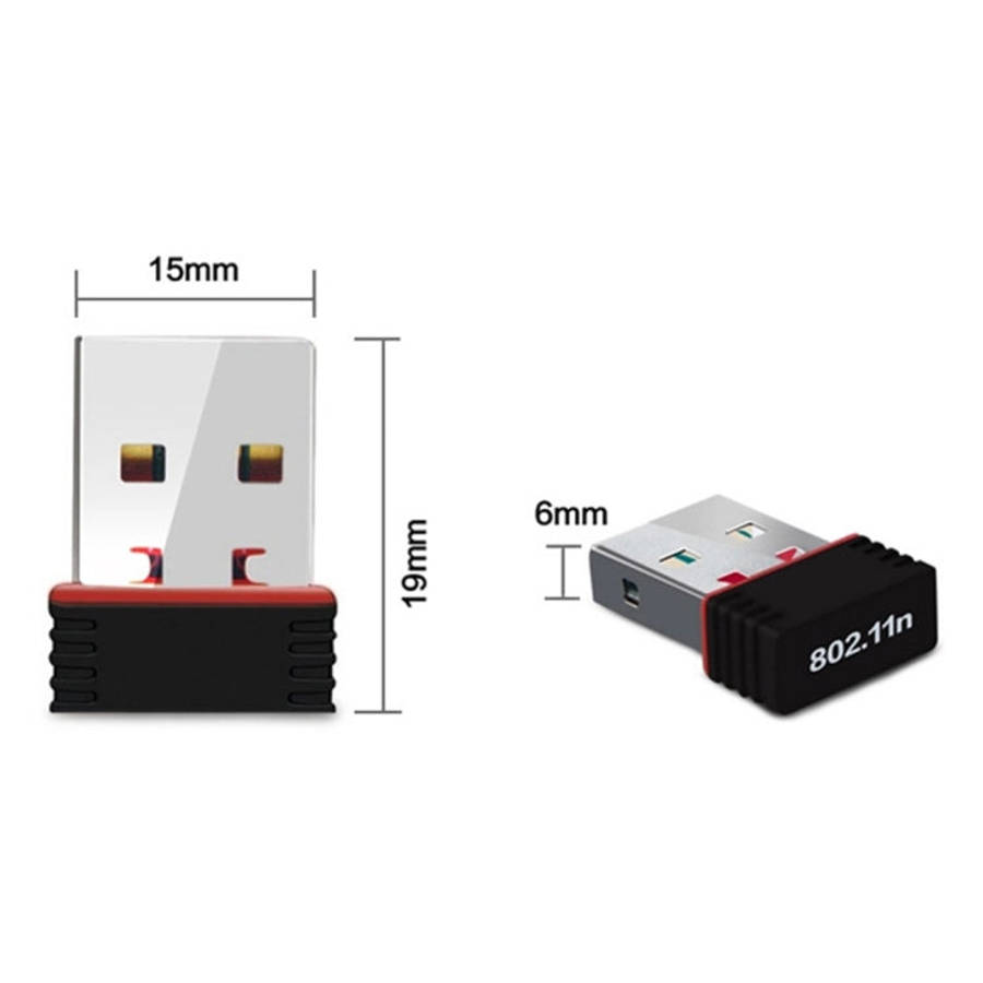 RTL8188 150Mbps 2.4GHz USB 2.0 WiFi Adapter External Network Card