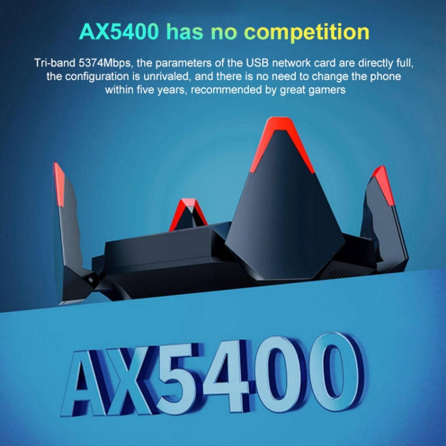 COMFAST CF-977AX 5400Mbps Tri-Band Wireless Network Card WiFi6 Type-C Adapter, CF-977AX