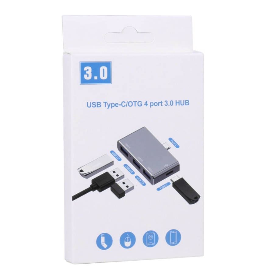 USB-C / Type-C to OTG 4 Port Type-C USB 3.0 USB 2.0 HUB Adapter