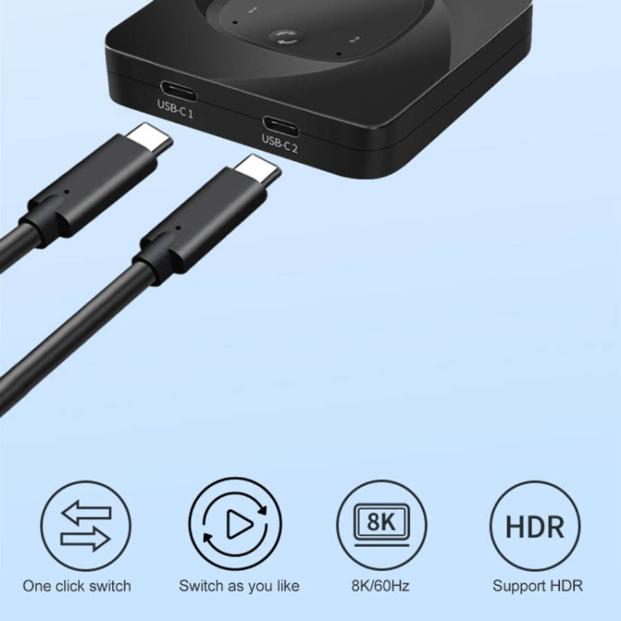 C-HD019 USB-C / Type-C Full-featured Bidirectional Switch Supports 8K HD Display, C-HD019