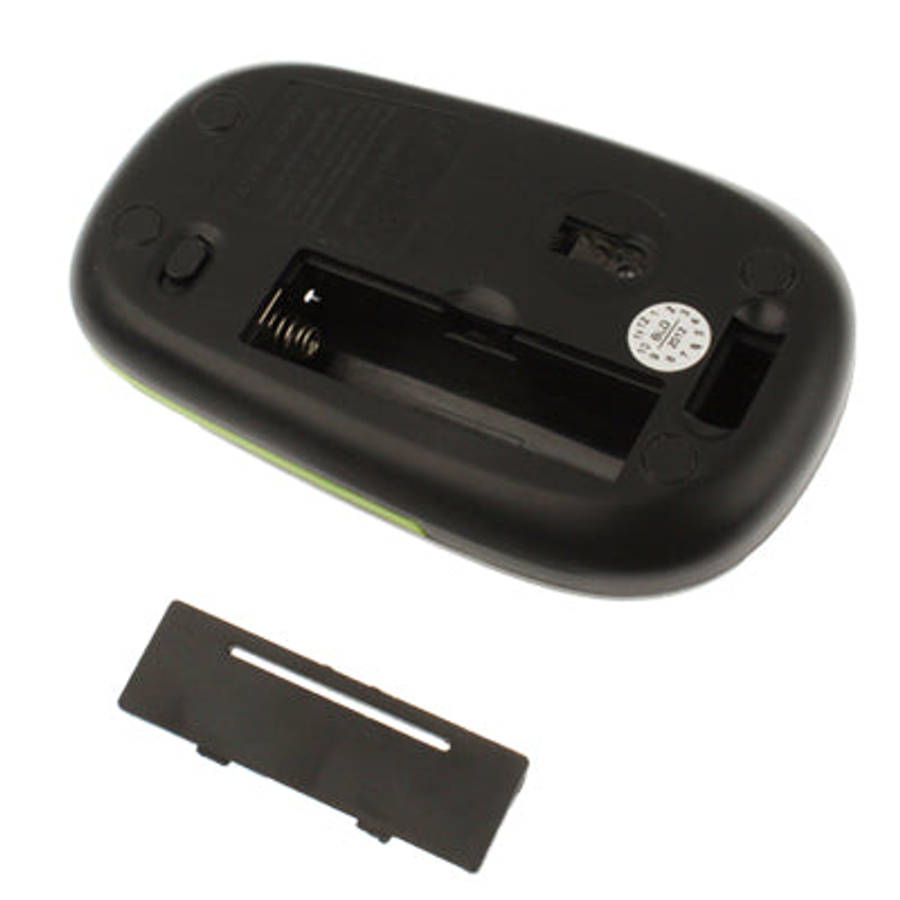 2.4GHz Wireless Ultra-thin Mouse, Black, Silver