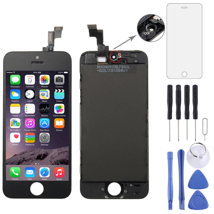 Digitizer Assembly (Original LCD + Frame + Touch Panel) for iPhone 5S, For iPhone 5S White, For i...
